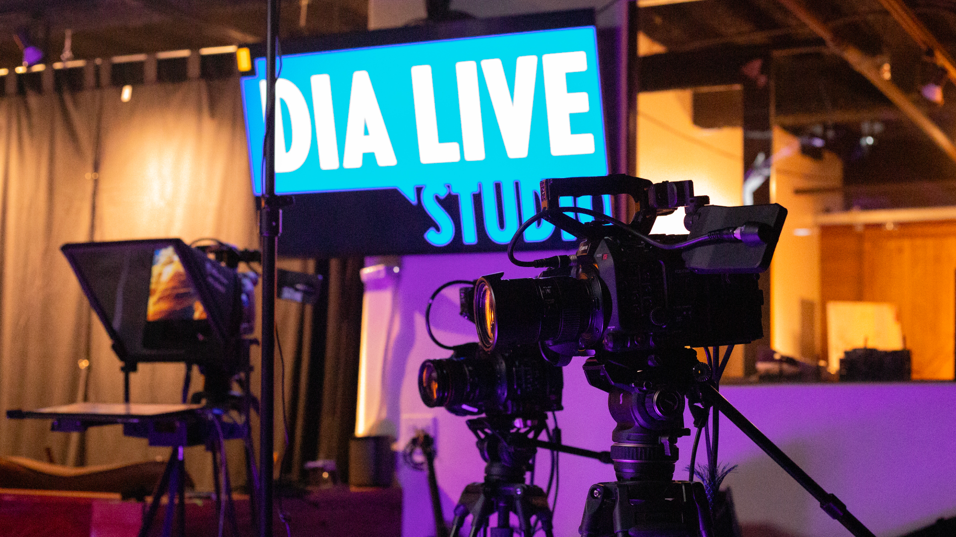 Professional video production gear at DIA live.studio
